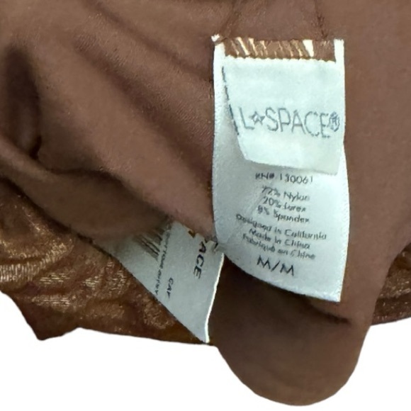 L Space Shimmer Nancy Lee Bikini Bottom nwt - Picture 4 of 6